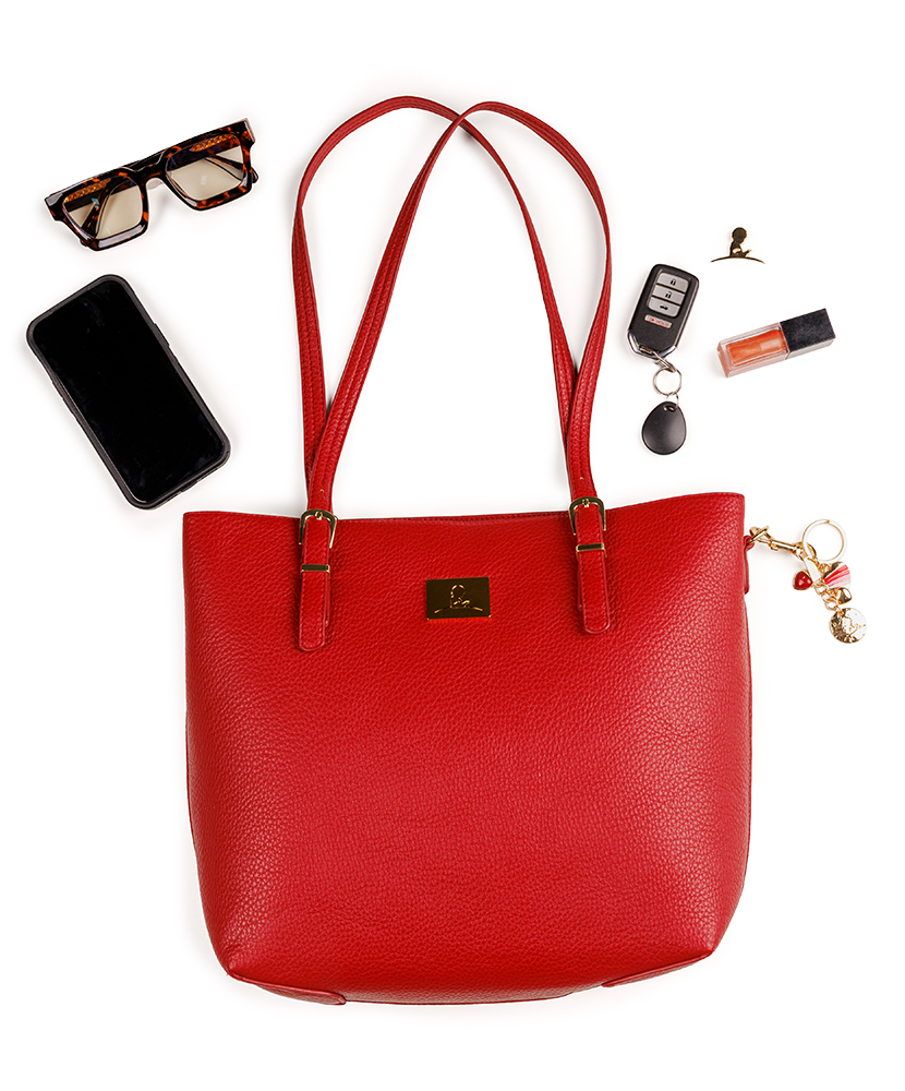 Primary image St. Jude Ruby Glam Faux Leather Tote